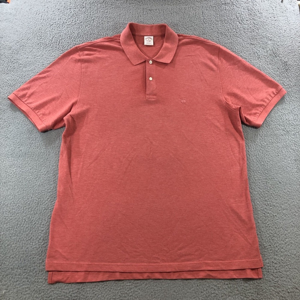 brooks brothers polo shirt Men's XL Red